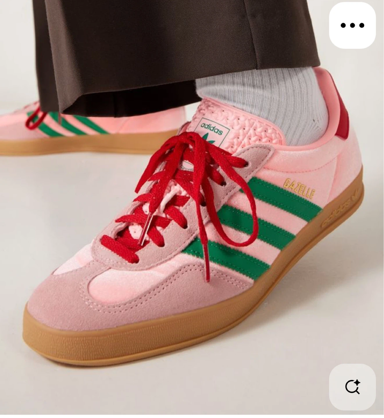 Adidas Gazelle Indoor Sneakers - Pink/Green - photo 2