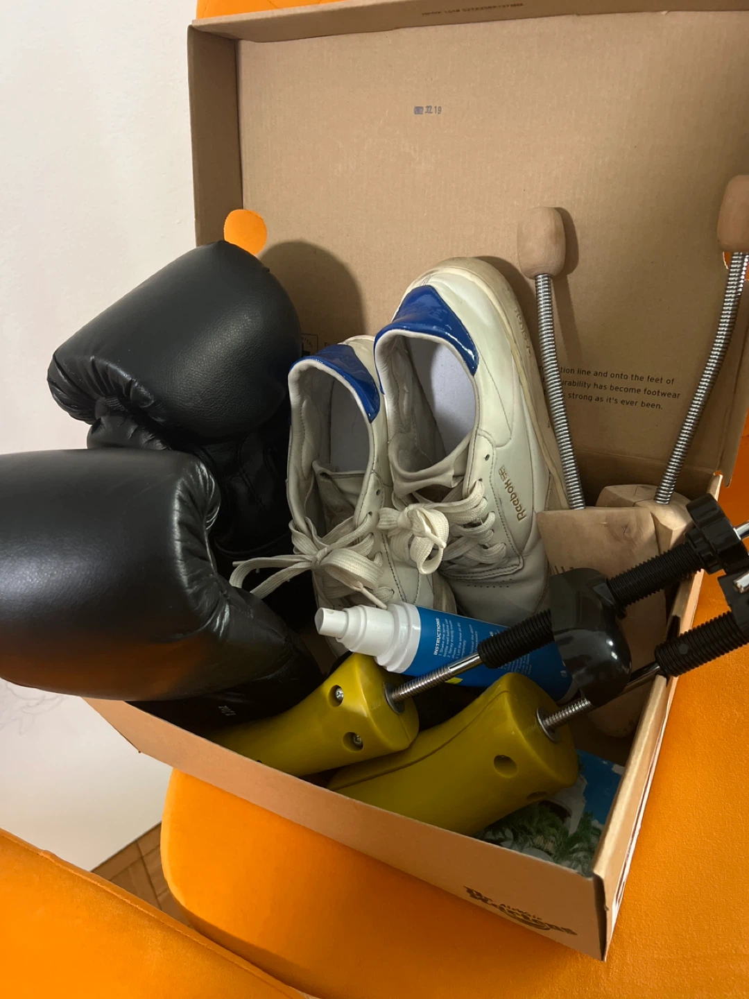 Reebok Sneakers with Boxing Gloves & Shoe Trees