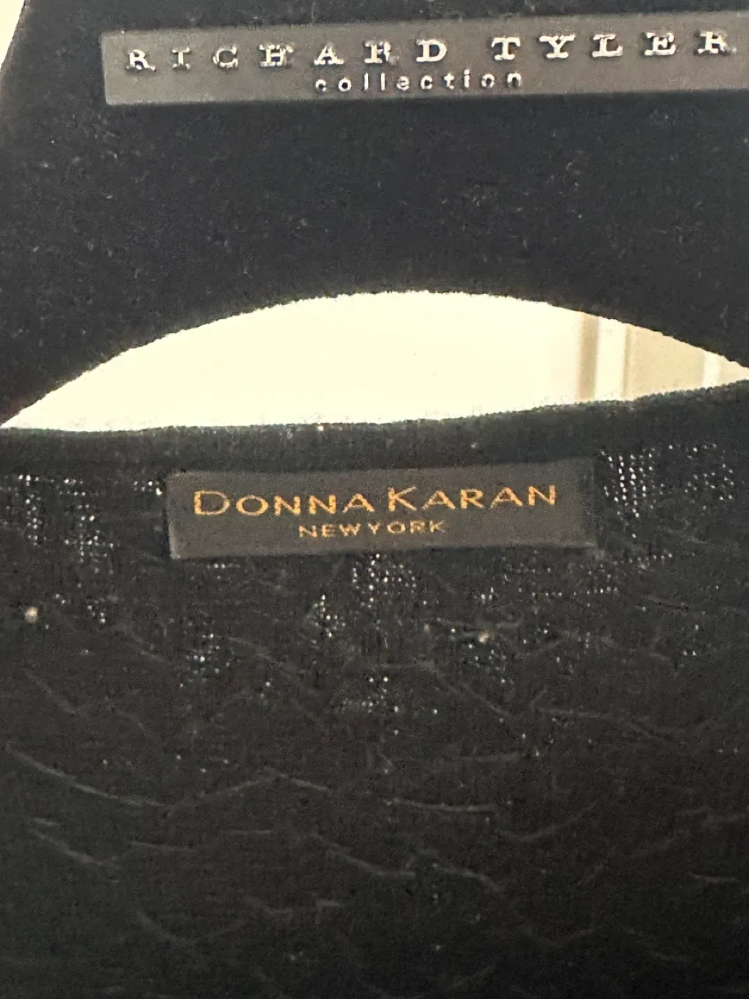 Donna Karan Black Sequin Sleeveless Top - photo 5