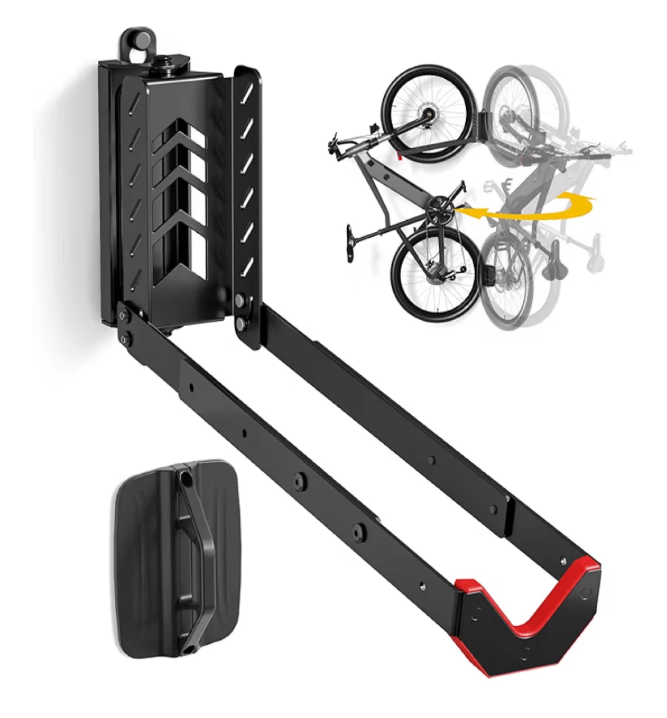Wall-Mounted Swivel Bike Rack