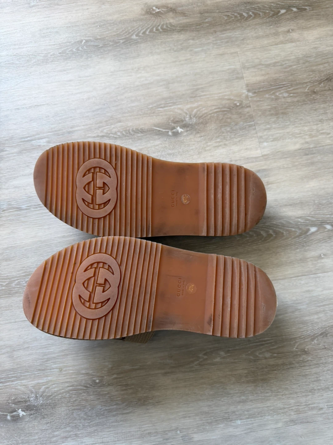 Gucci GG Monogram Platform Slides 10.5 - photo 4