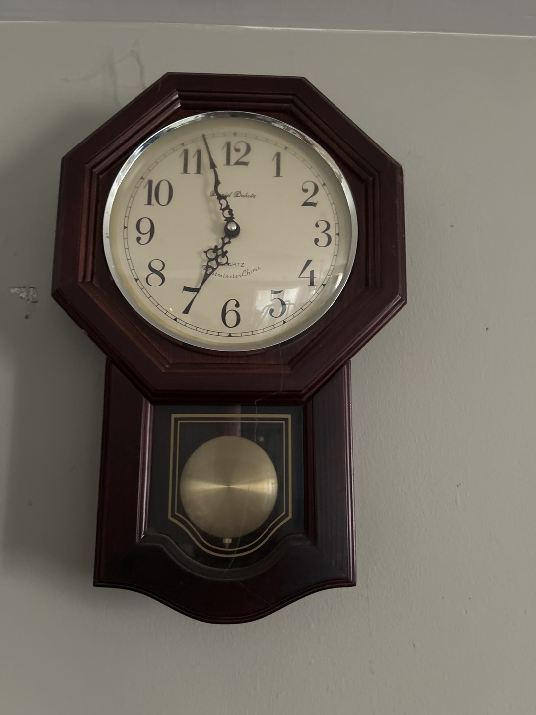 Daniel Dakota Westminster Chime Wall Clock