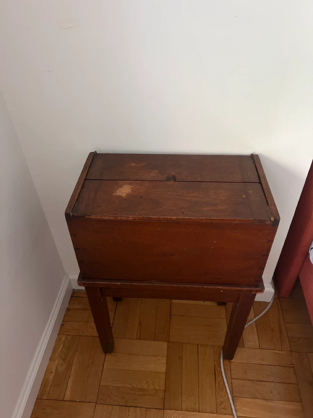Vintage Wooden Chest Stand