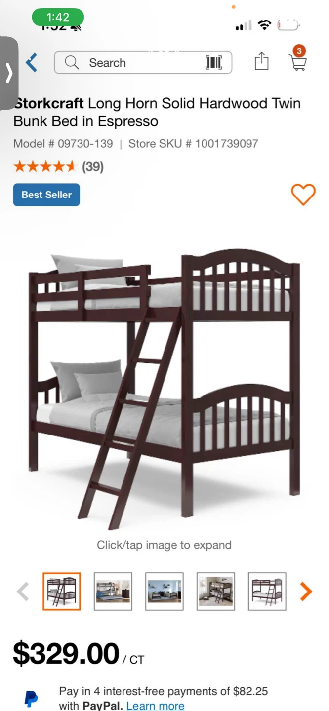 Twin Bed Frame - photo 3