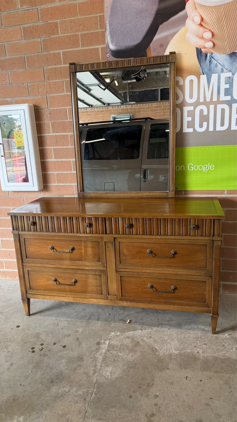 MCM Drexel Dresser with Mirror