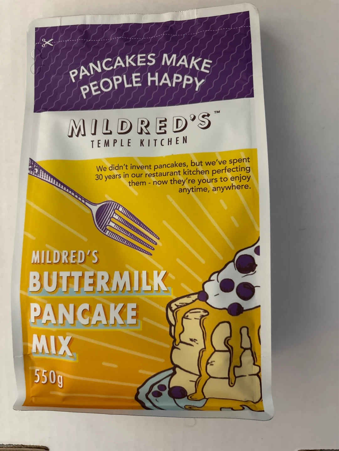 Mildred's Temple Kitchen Buttermilk Pancake Mix 550g