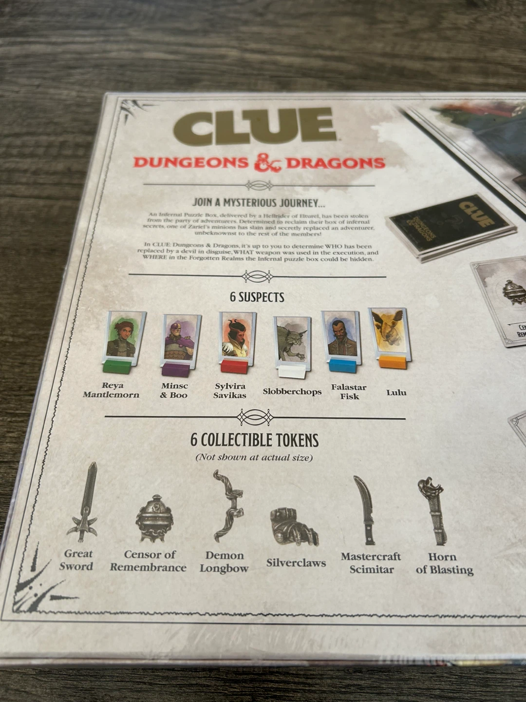 Clue Dungeons & Dragons The Classic Mystery Game Board Game - photo 5