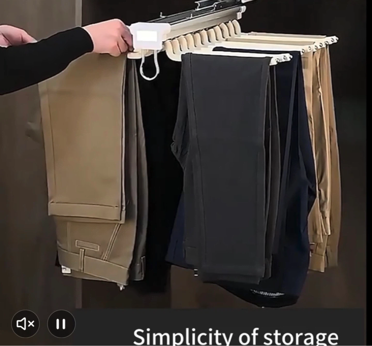 Pull out pants rack - photo 3