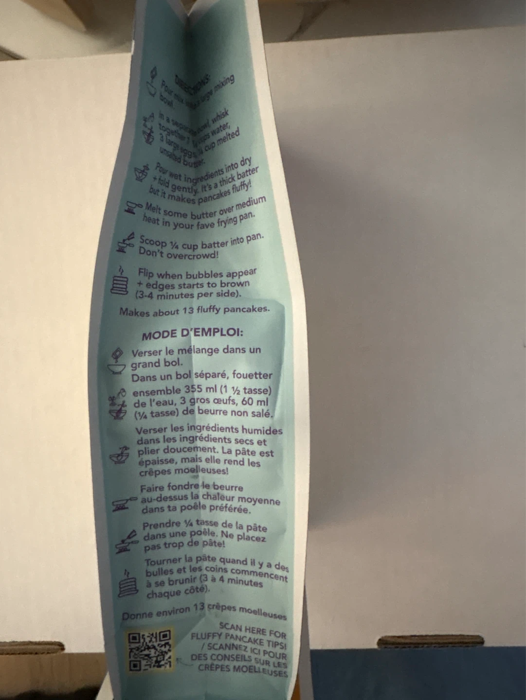 Mildred's Temple Kitchen Buttermilk Pancake Mix 550g - photo 3