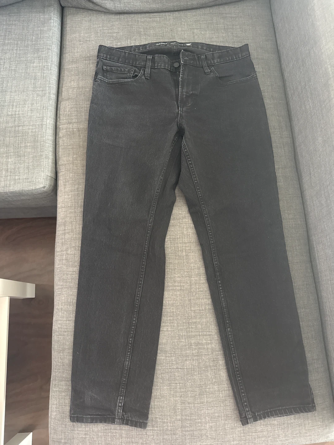 Old Navy Athletic Taper Black Jeans 34x30 - photo 4