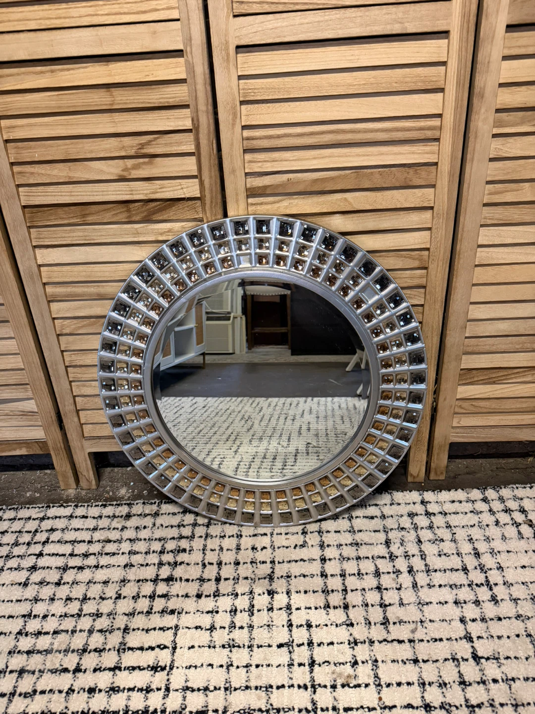 Pier One Decorative Round Mirror - photo 3