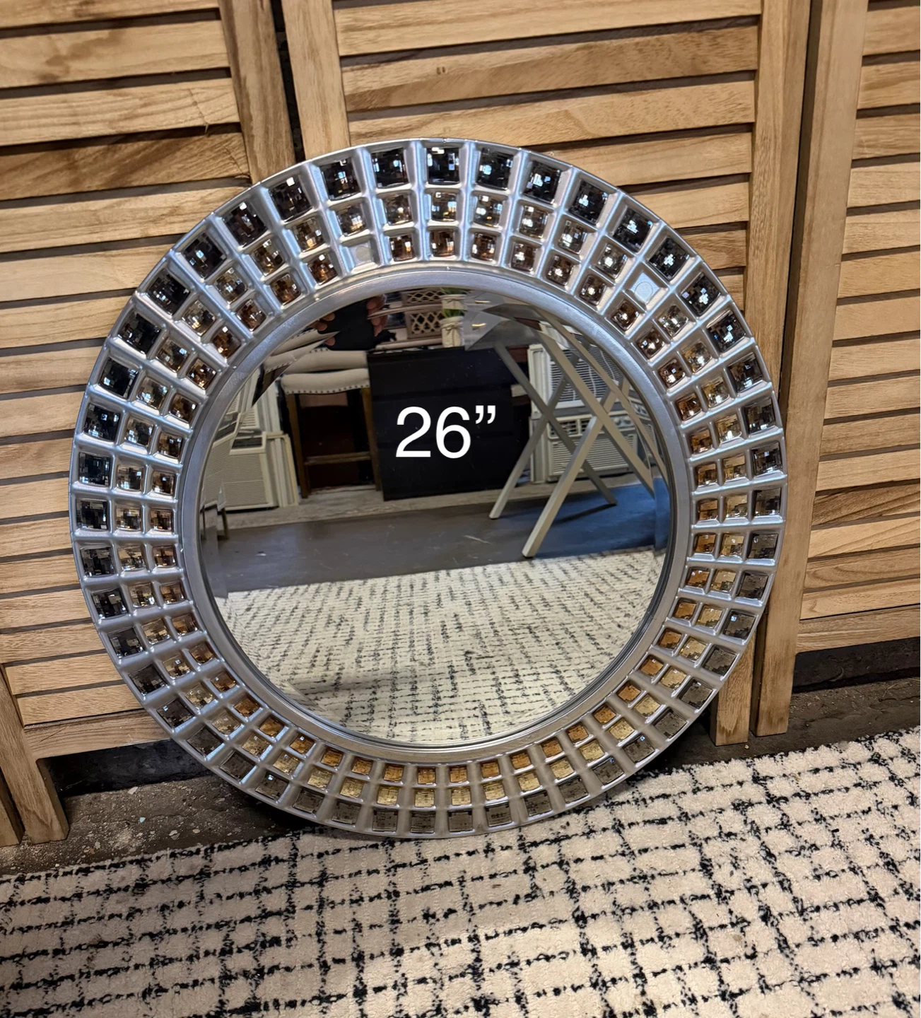 Pier One Decorative Round Mirror - photo 4