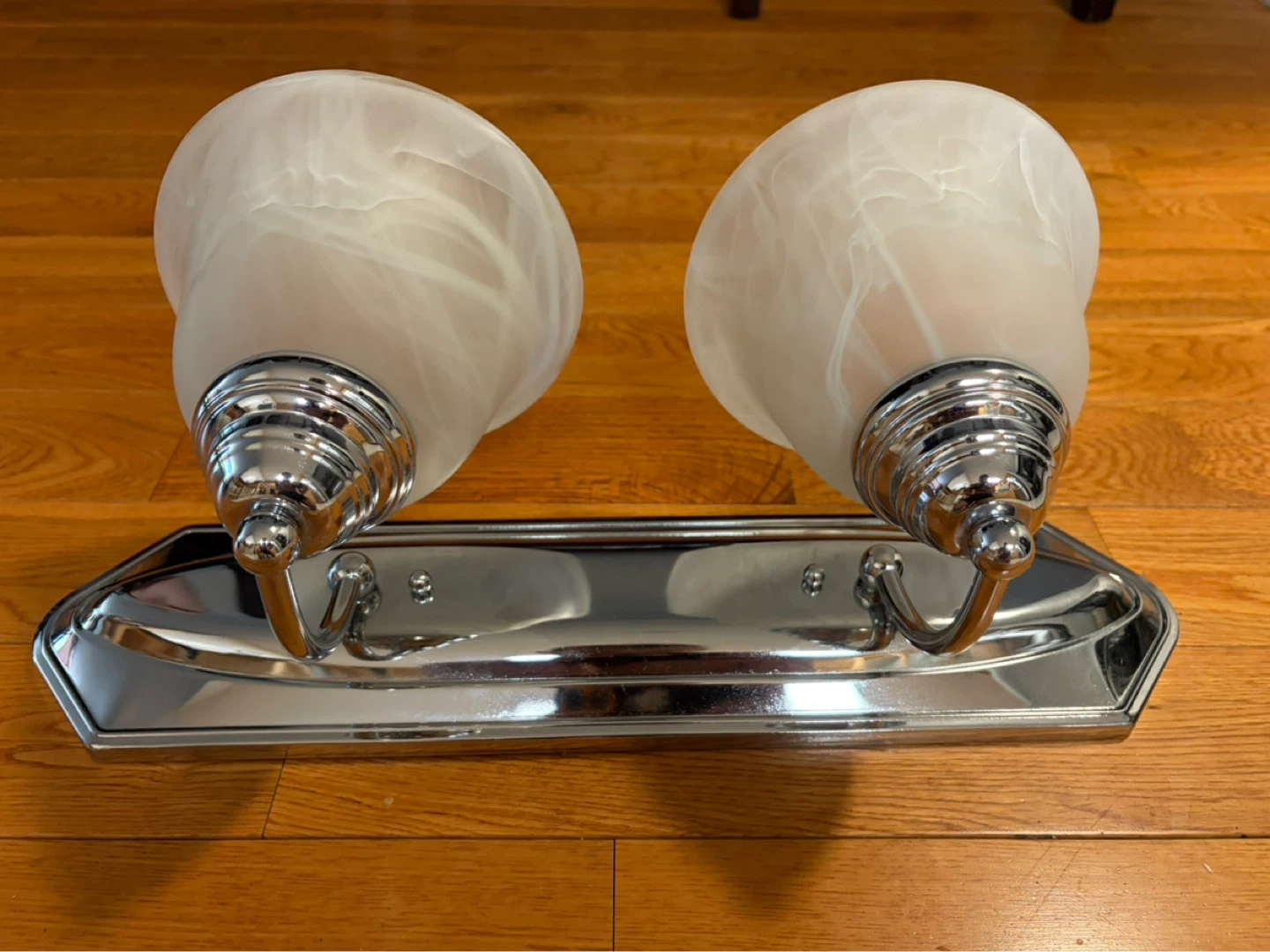 Chrome Double Vanity Light Fixture - photo 3
