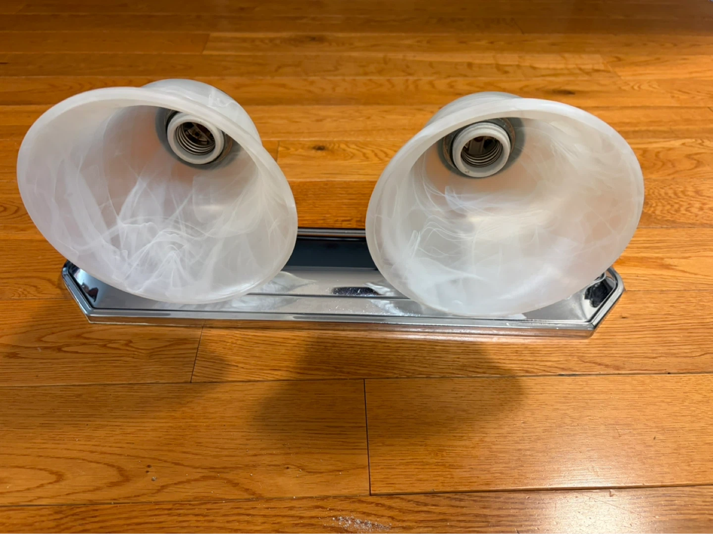 Chrome Double Vanity Light Fixture - photo 2