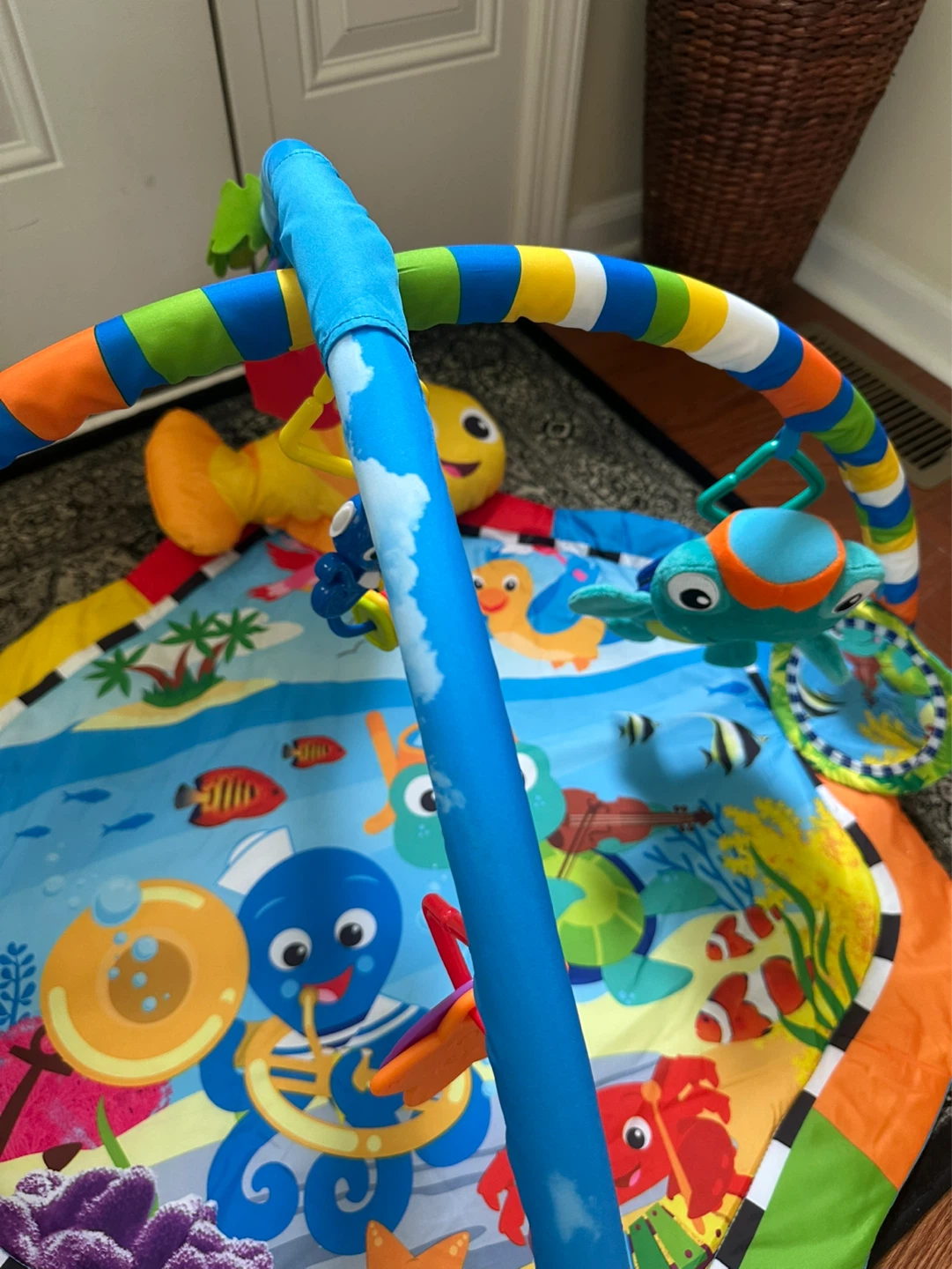 Baby Play Mat with Overhead Arch Toys - photo 4