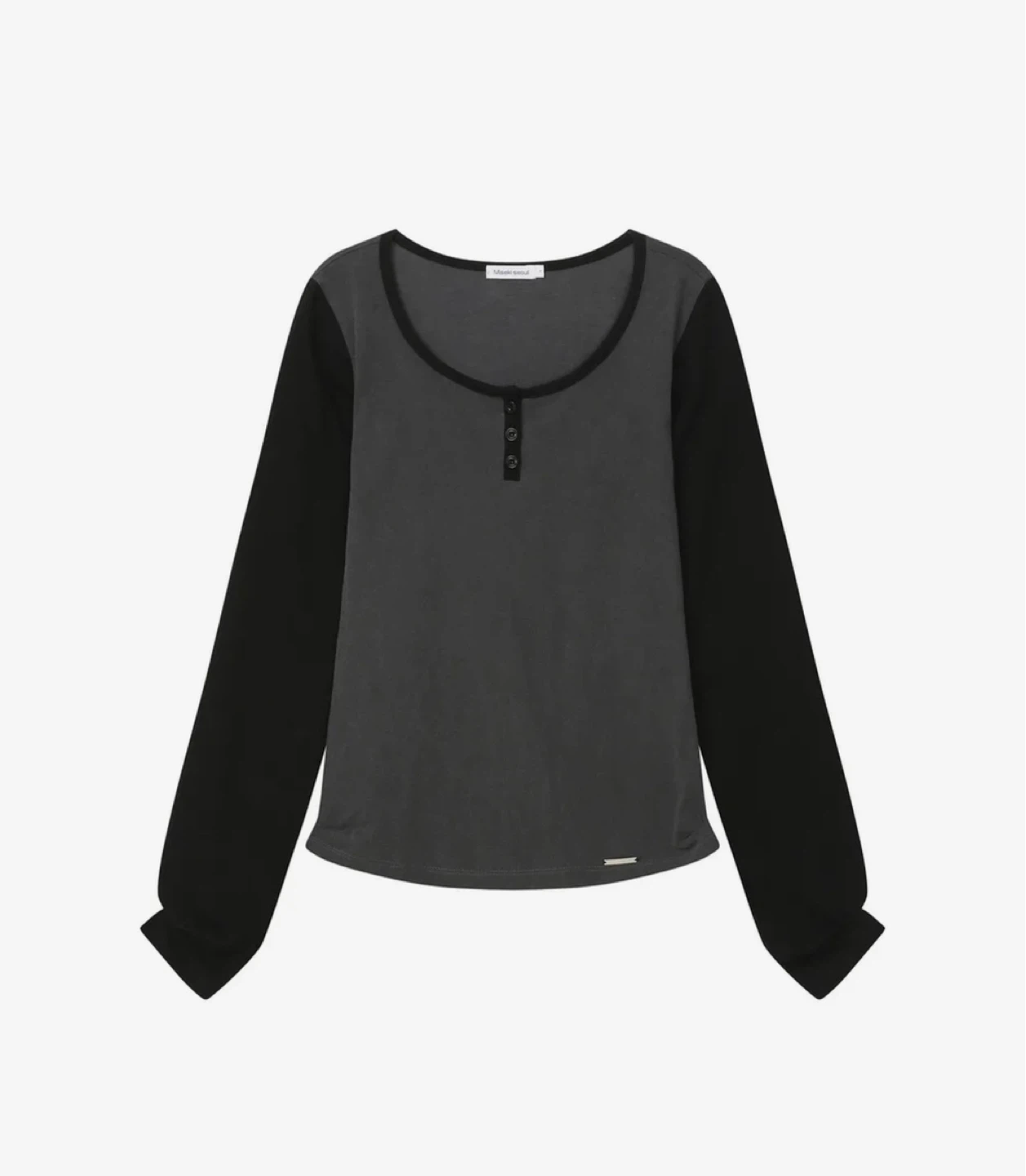 (Miseki Seoul) Henley Long Sleeve Top - photo 2