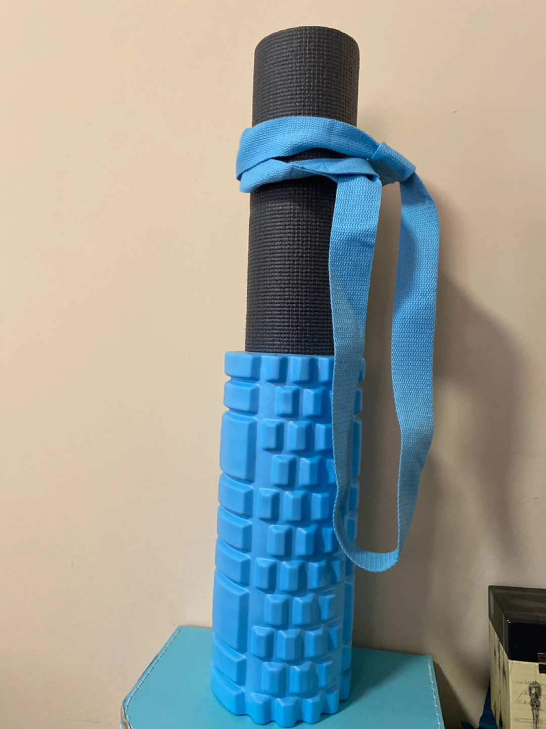 Yoga Mat and Foam Roller Set