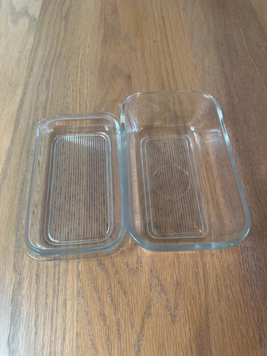 Glass Butter Dish with Lid