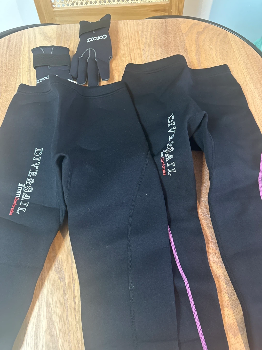 Dive & Sail 3mm Wetsuit Pants and COPOZZ Gloves