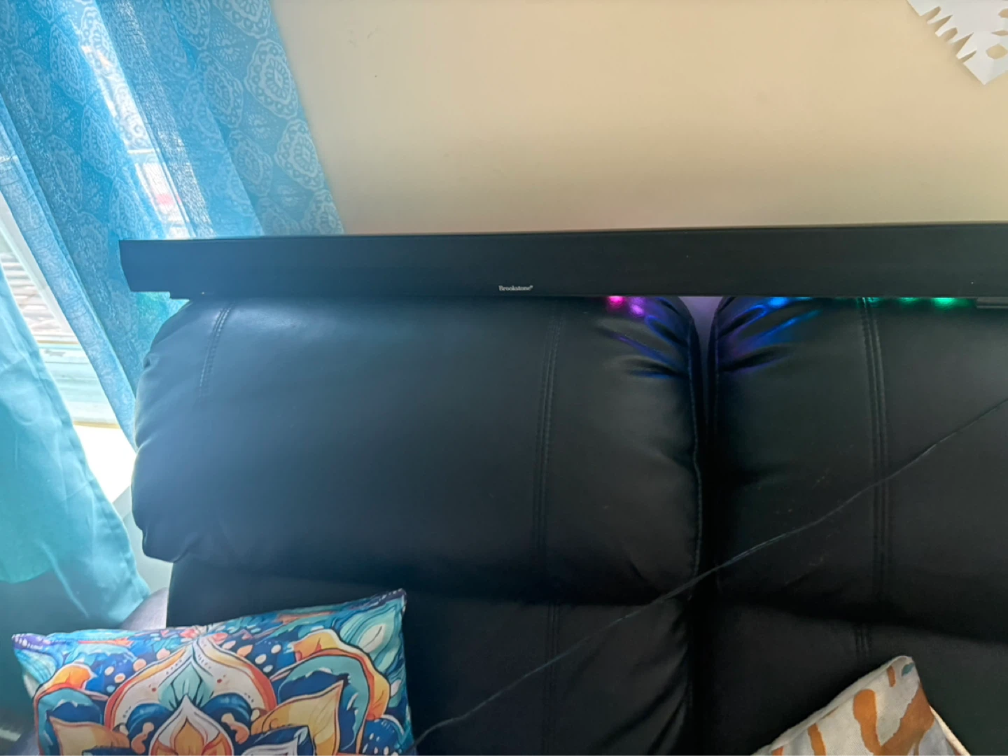 Brookstone Soundbar with RGB Lighting