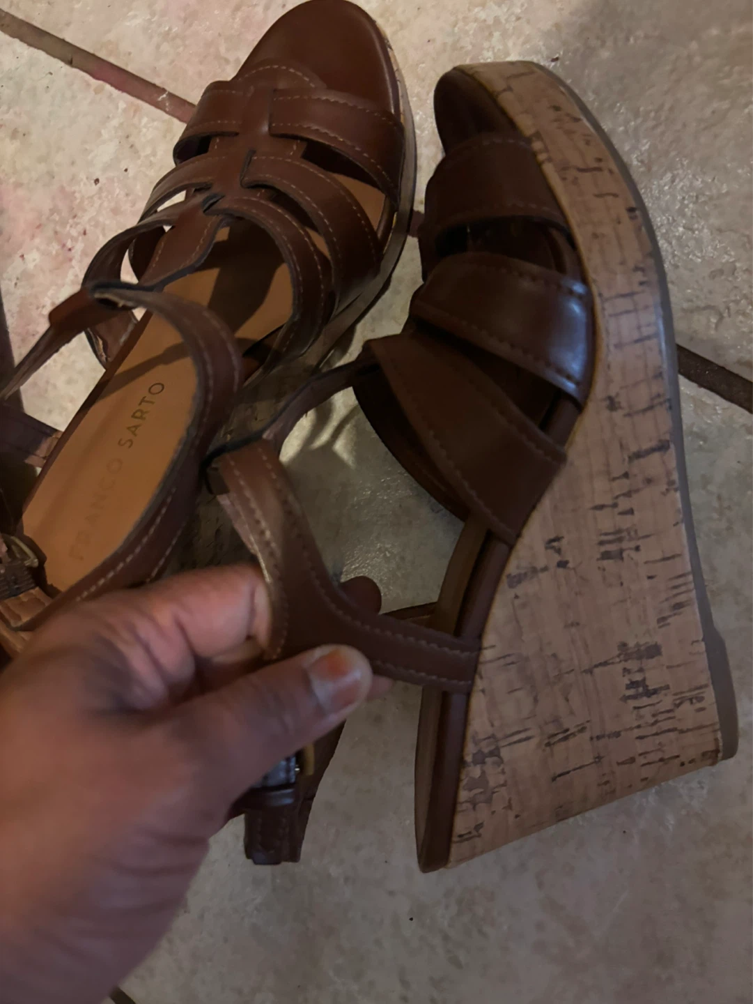 Women sandal 6-6.5 size like new