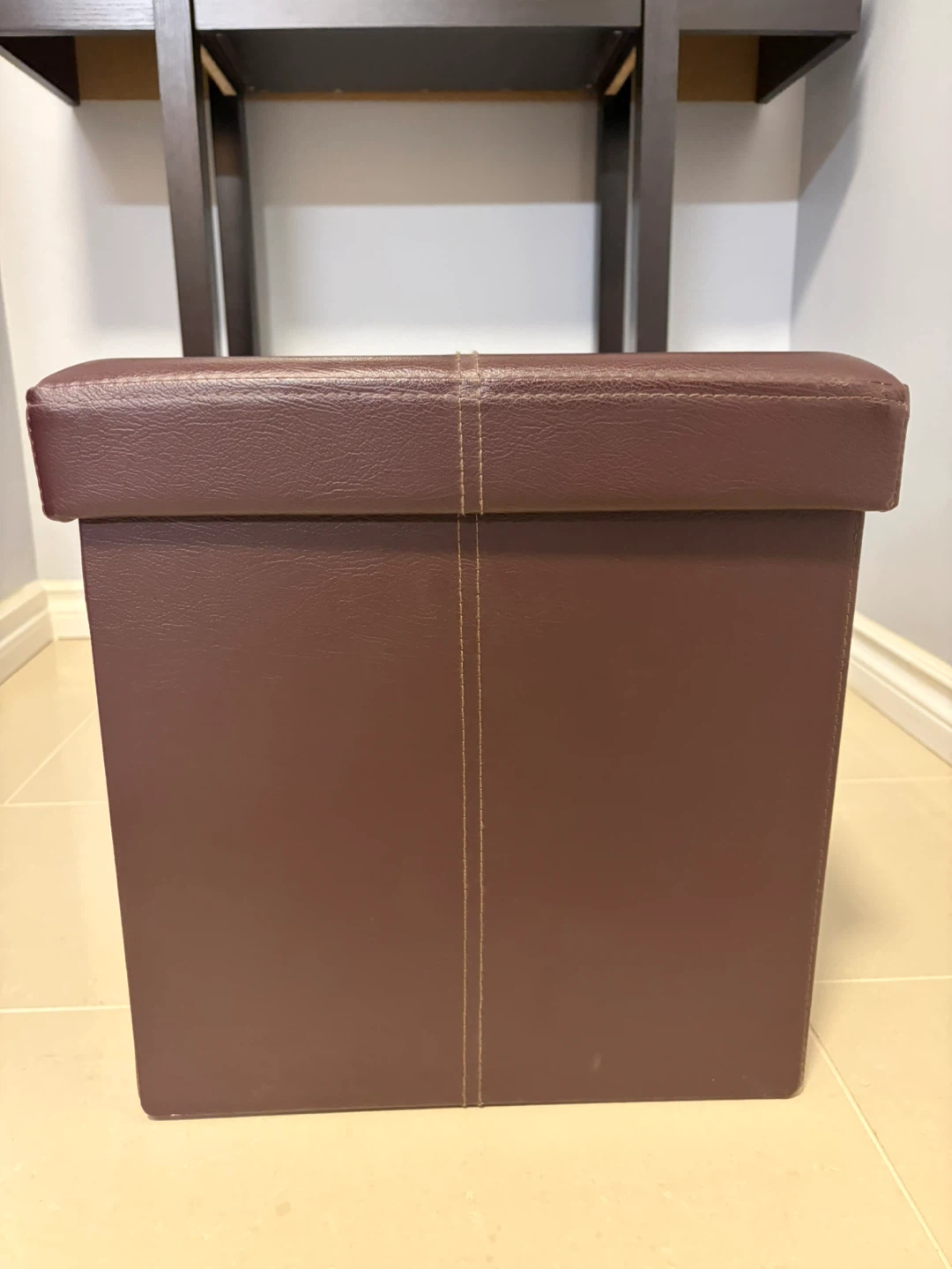 Brown Storage Ottoman - photo 2