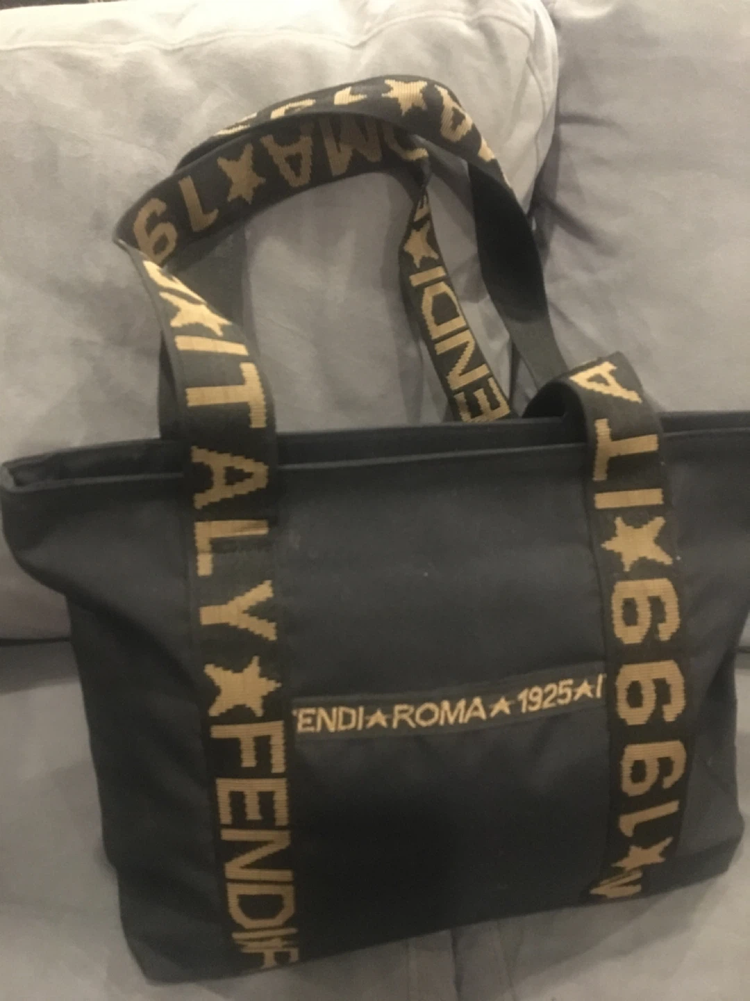 Sac fourre-tout Fendi noir