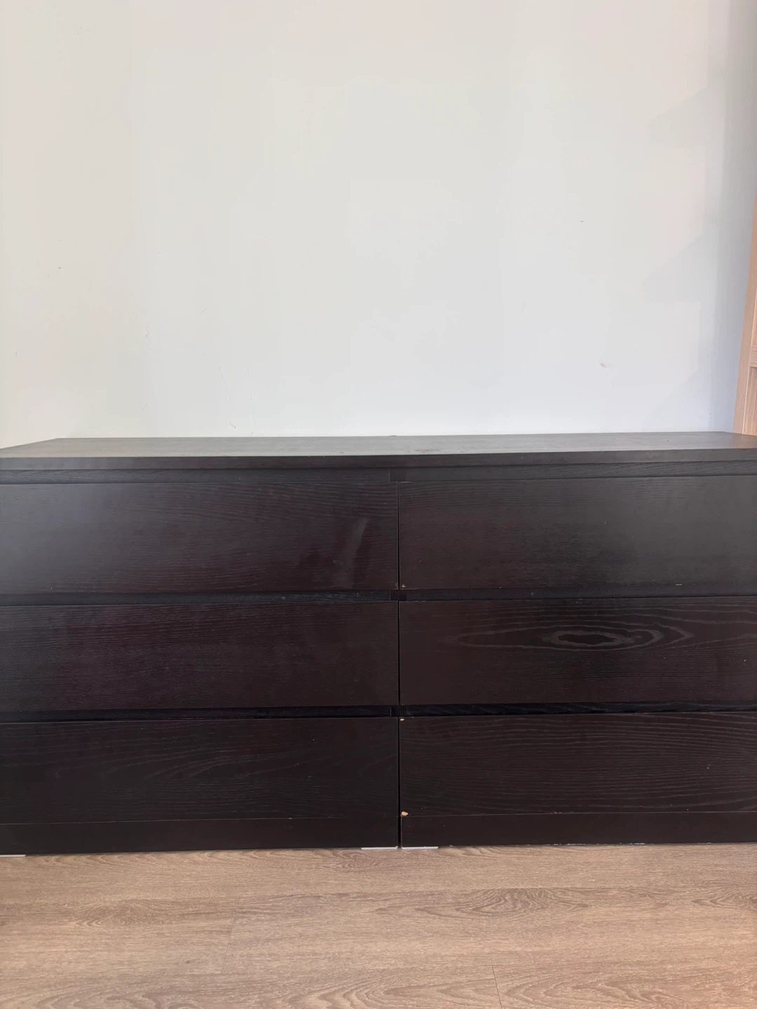 Dark Brown 6-Drawer Dresser- IKEA Malm