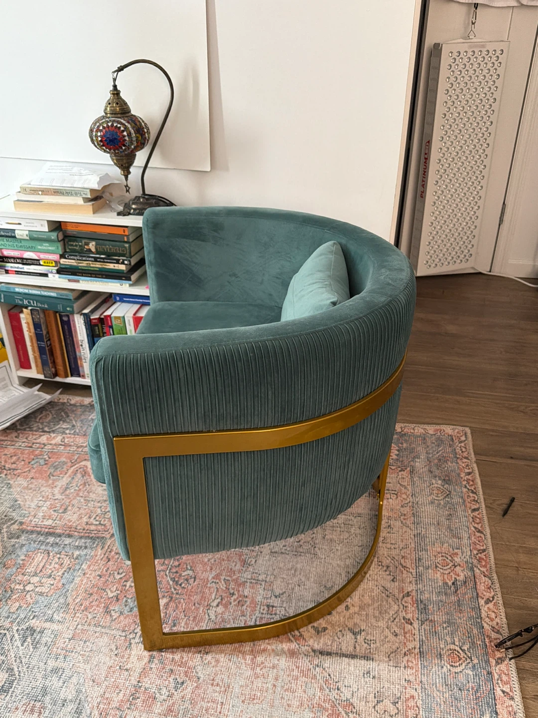 Rapicka Velvet Barrel Chair, Set of 2 - photo 3