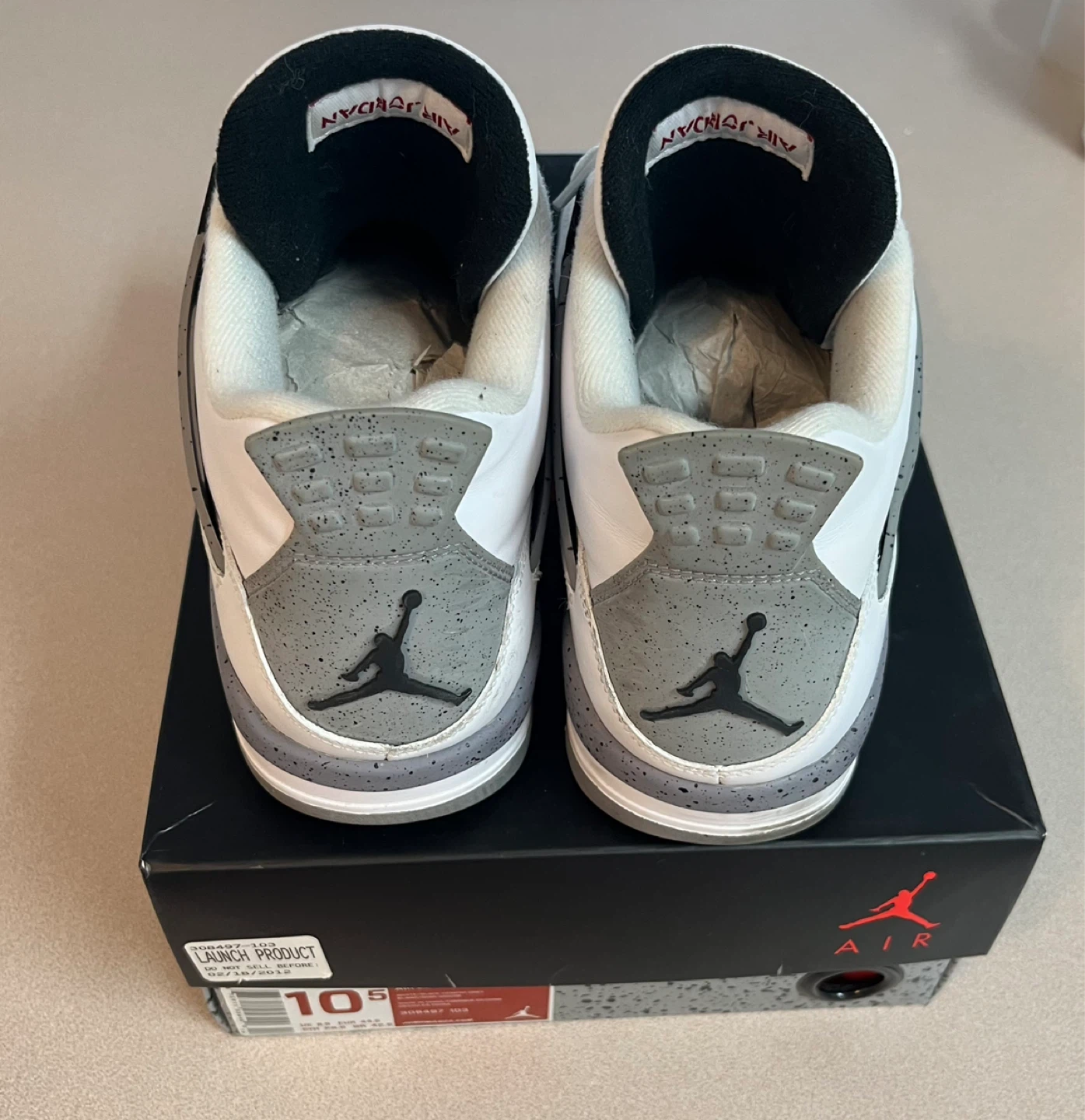 Air Jordan 4 White Cement - photo 3