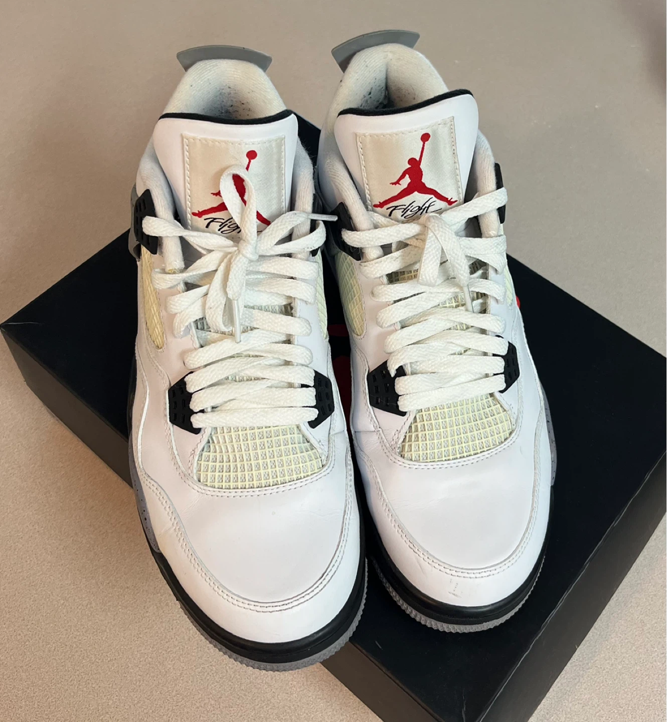 Air Jordan 4 White Cement - photo 2