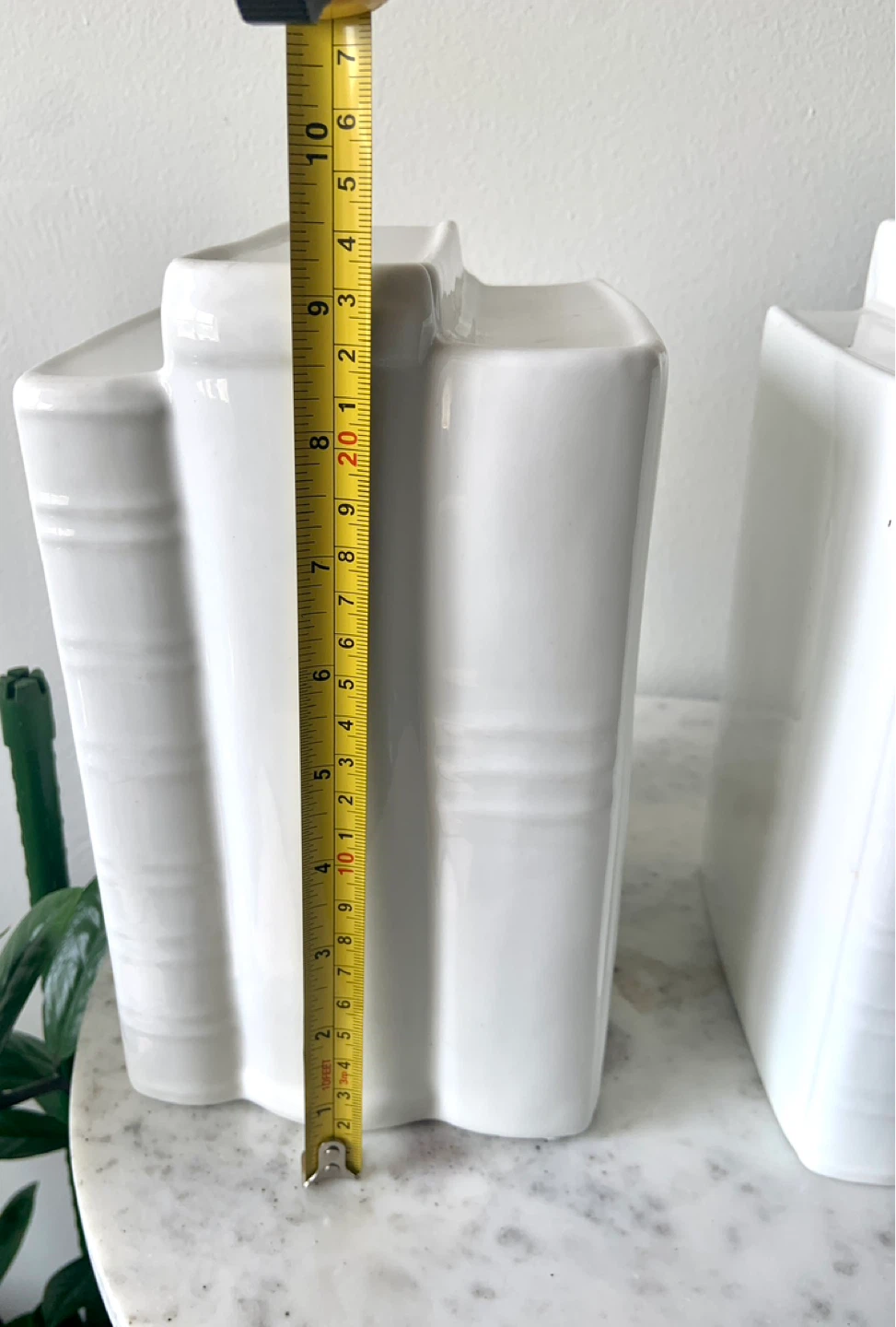 Bookend Ceramic Set - White - photo 3