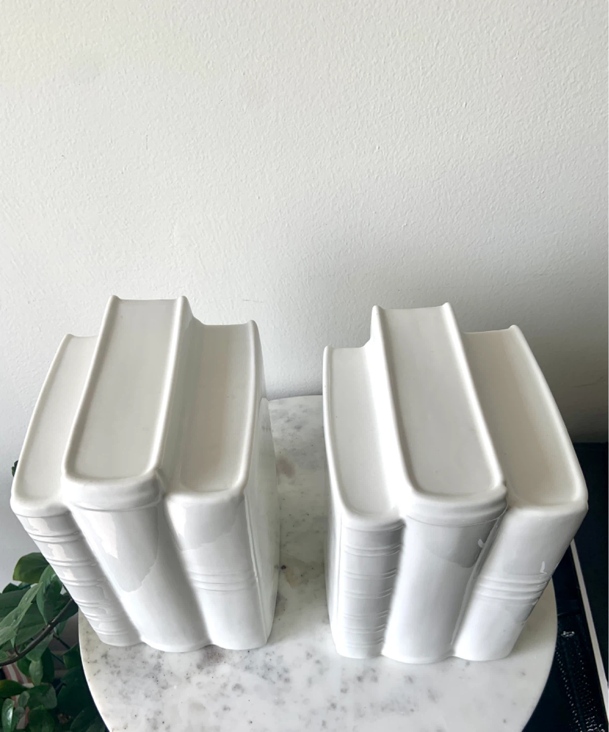 Bookend Ceramic Set - White - photo 2