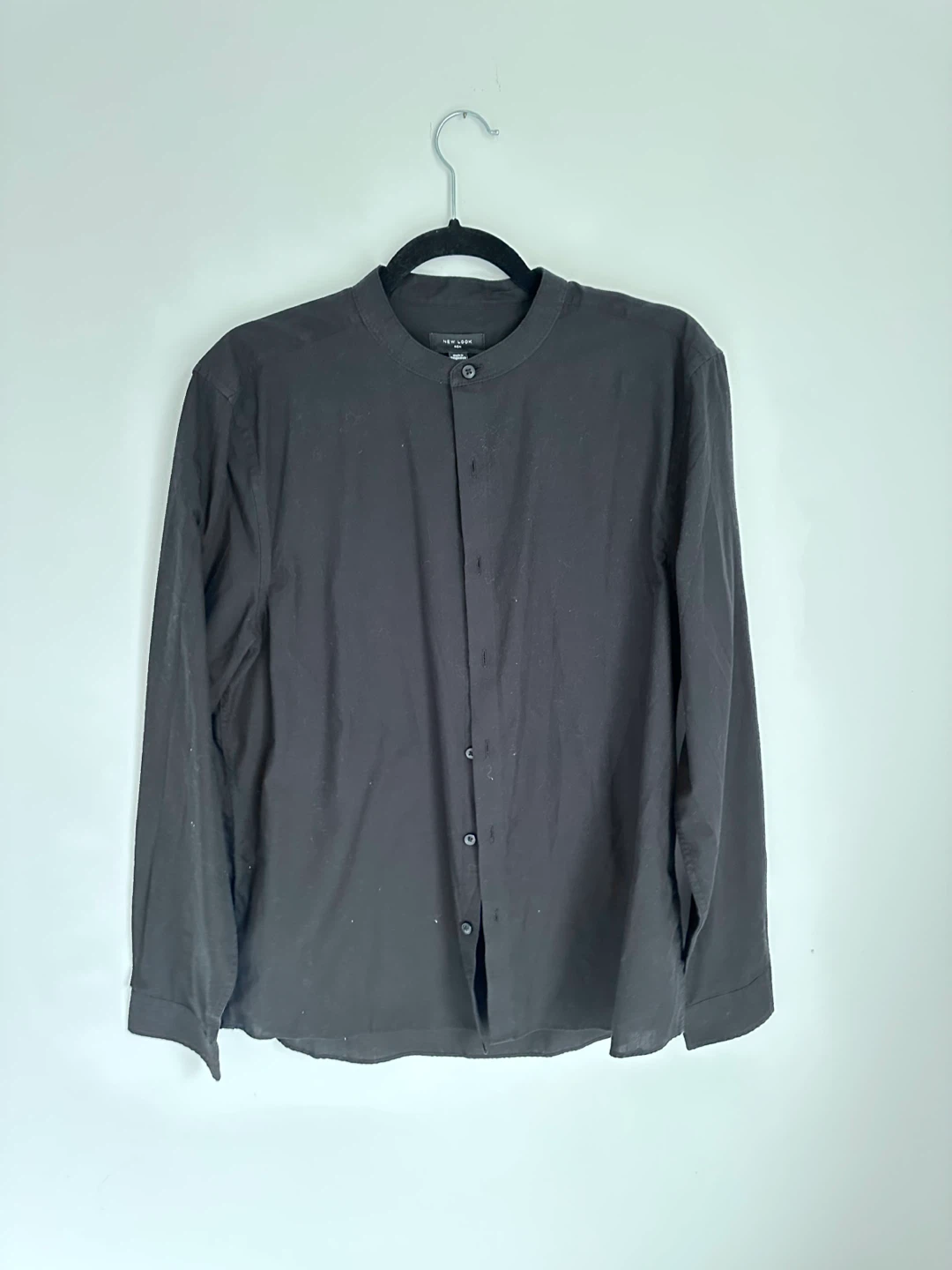 Mandarin Collar Shirt - Size L