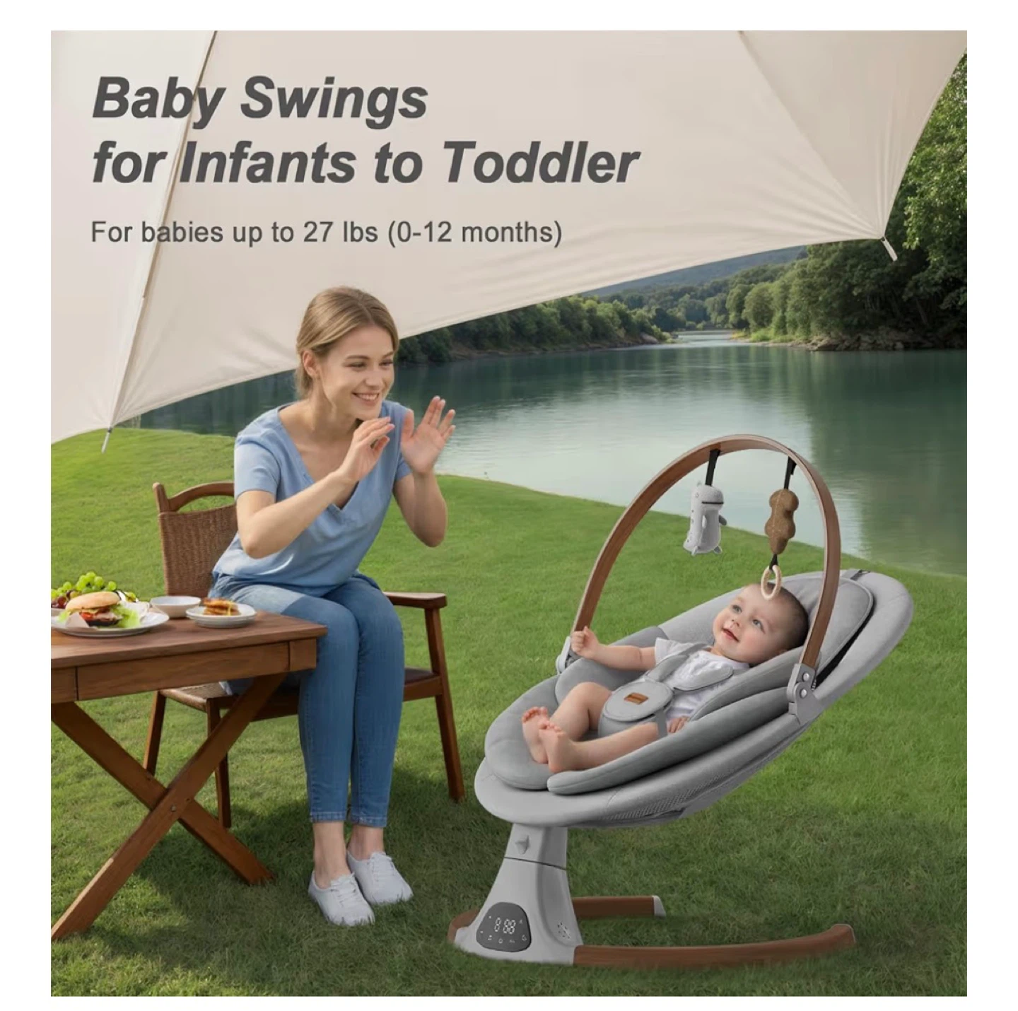 Meenamil Baby Swing - photo 2