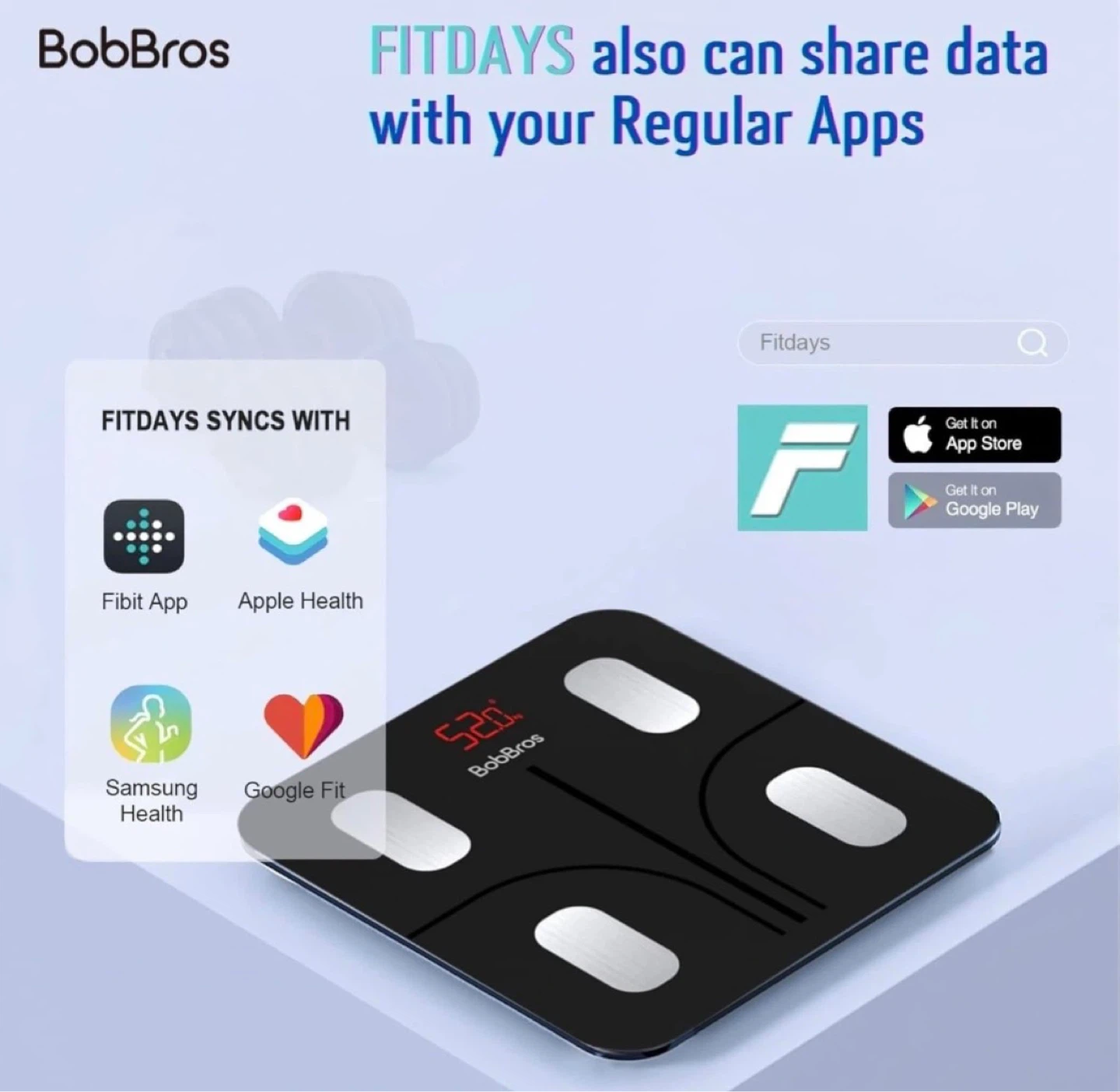 Smart Body Fat Scale - Bluetooth & App Sync - photo 3