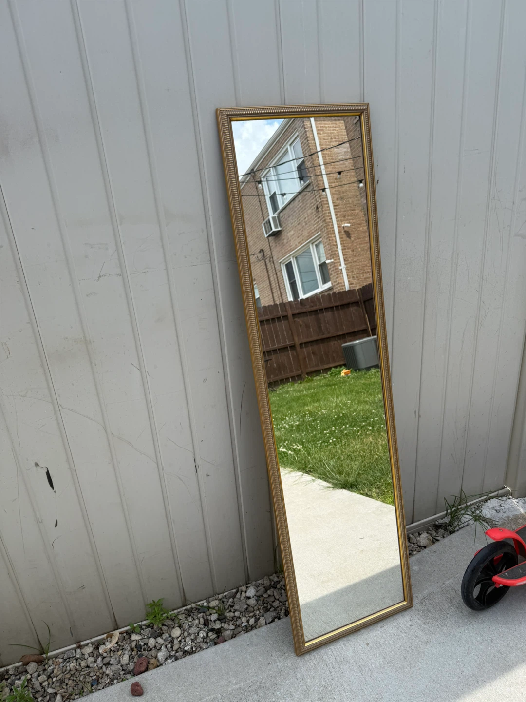 Gold Framed Full Length Mirror