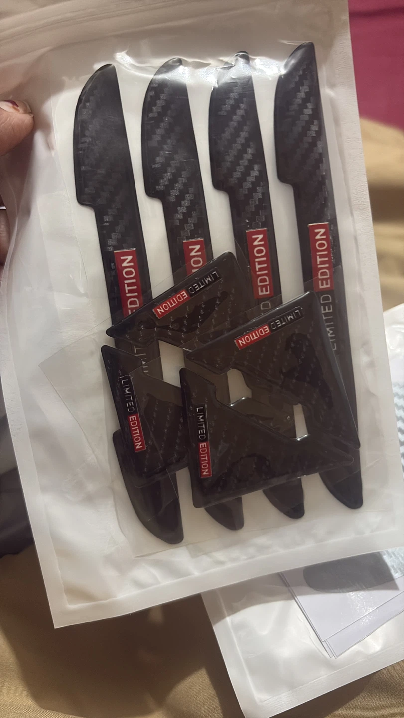 Carbon Fiber Limited Edition Car Door Sill Protector Stickers