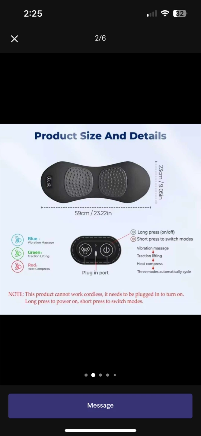 Lumbar Support Massager - photo 2