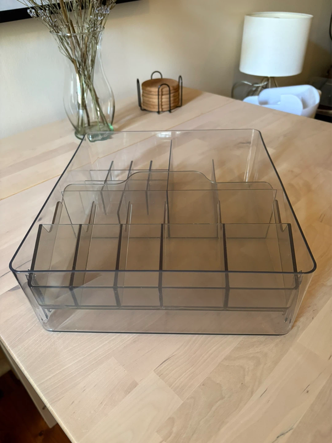 Clear Plastic Drawer Organizer Tray