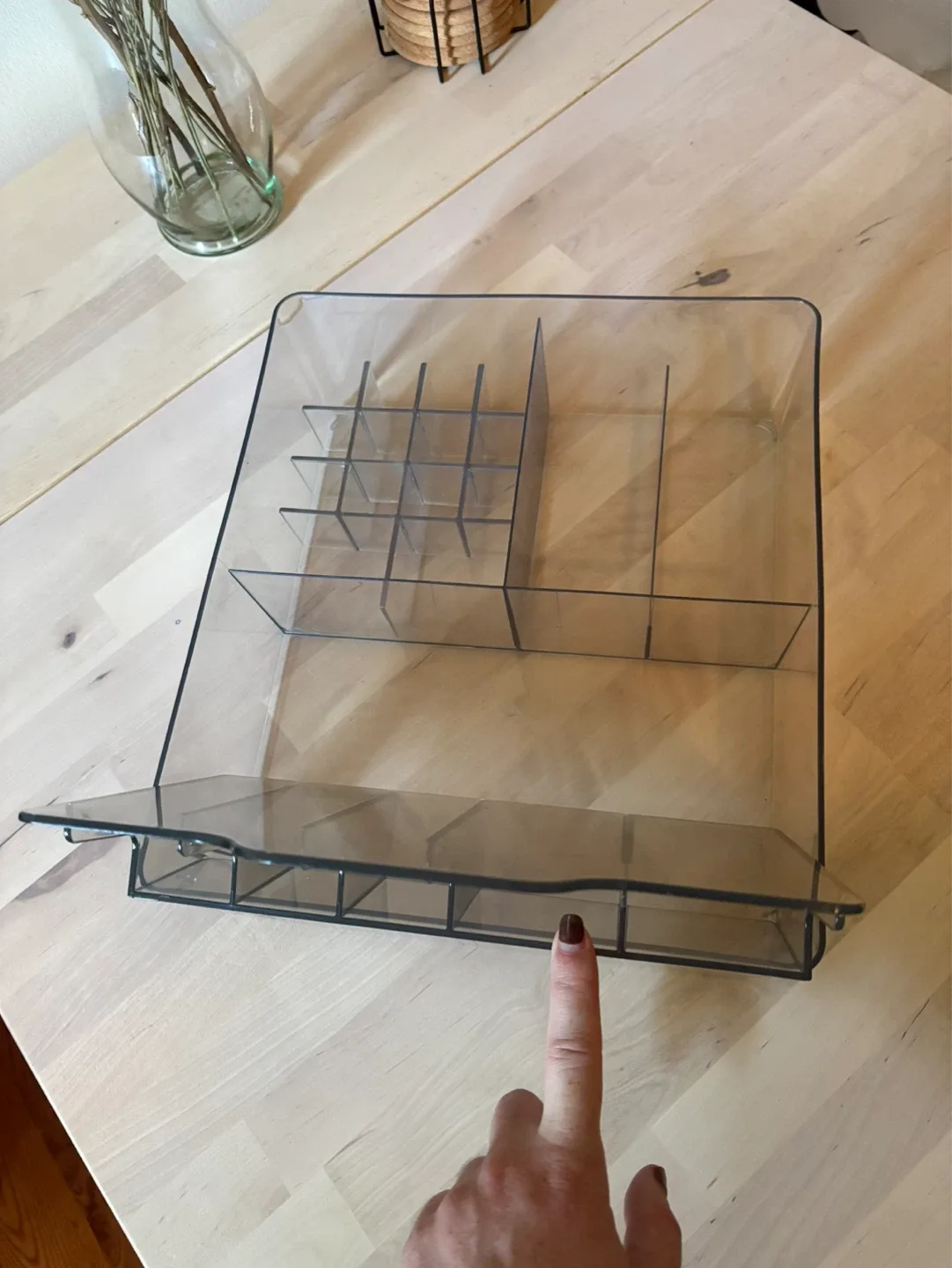 Clear Plastic Drawer Organizer Tray - photo 3