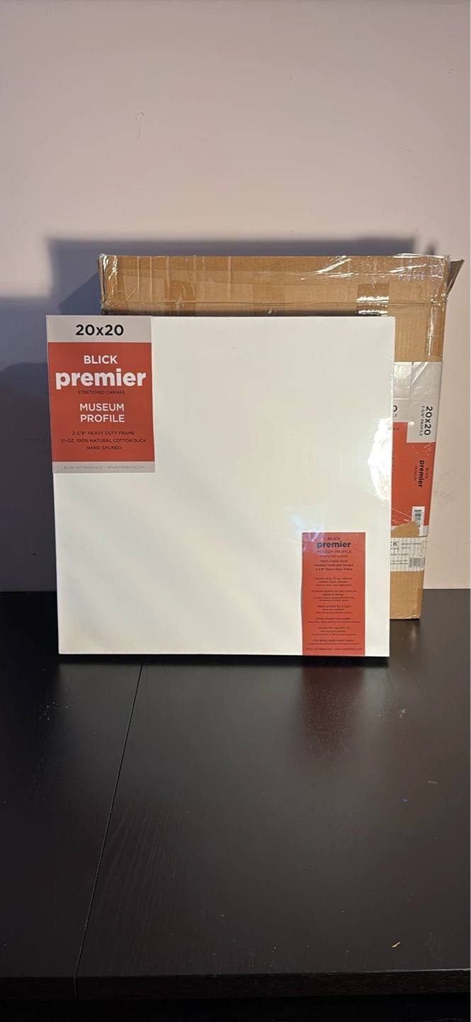 Blick Premier 20x20 Museum Profile Stretched Canvas