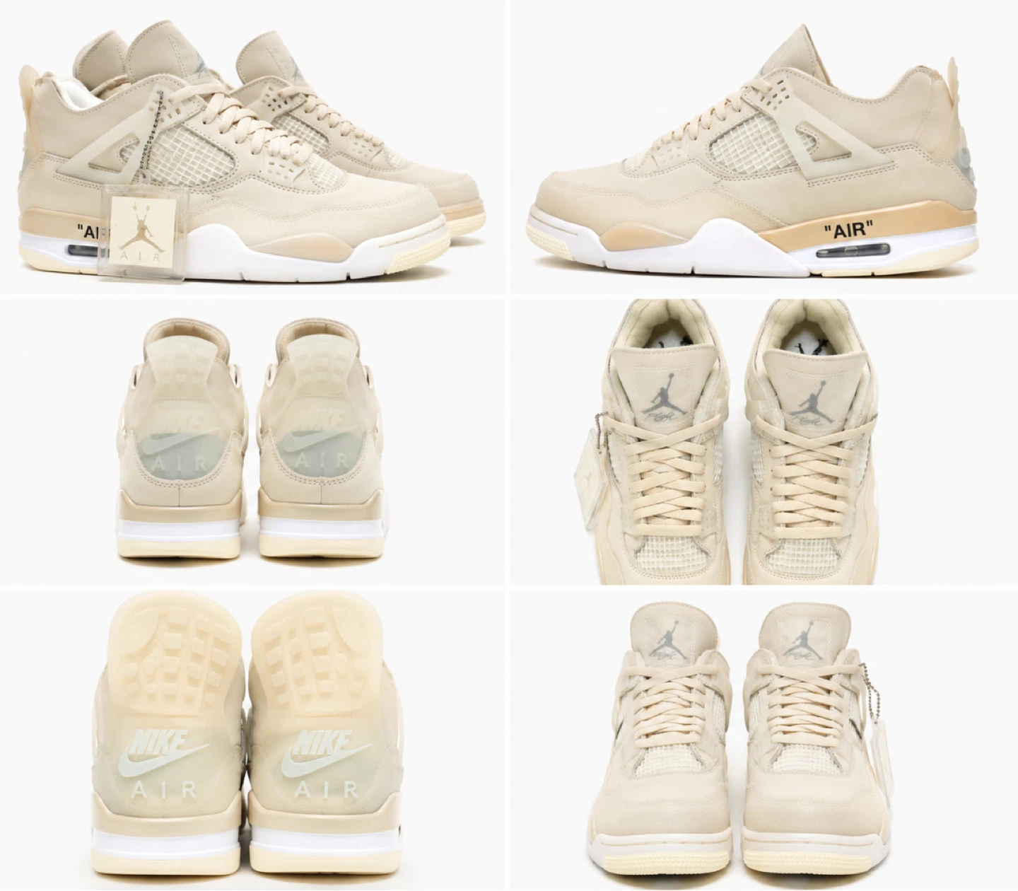 Air Jordan 4 "Off White" Sail