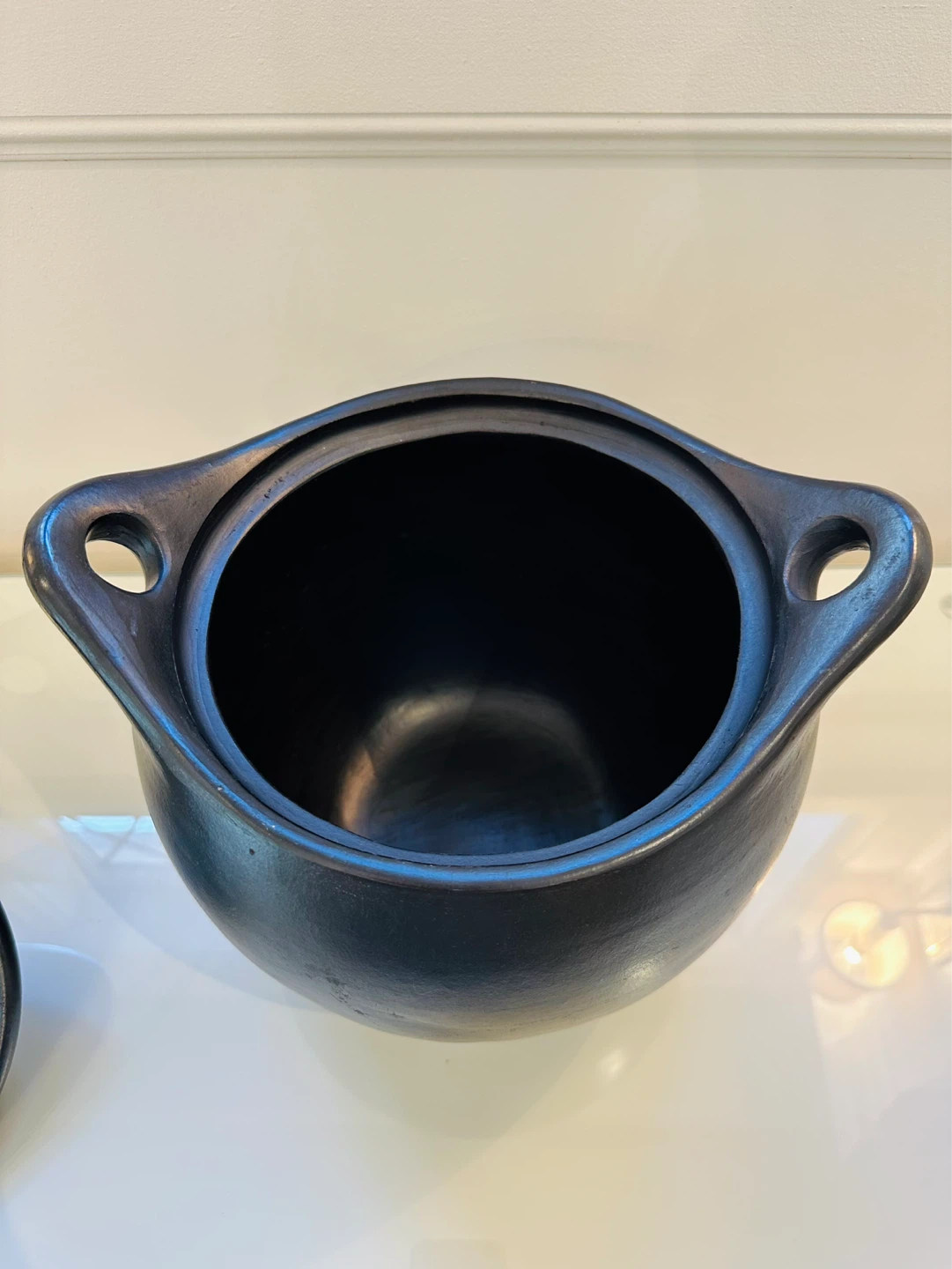 NEW! Black Clay Pot with Lid - photo 4