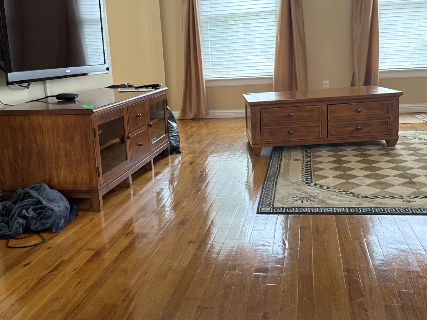 Ethan Allen Console and Coffee Table Set