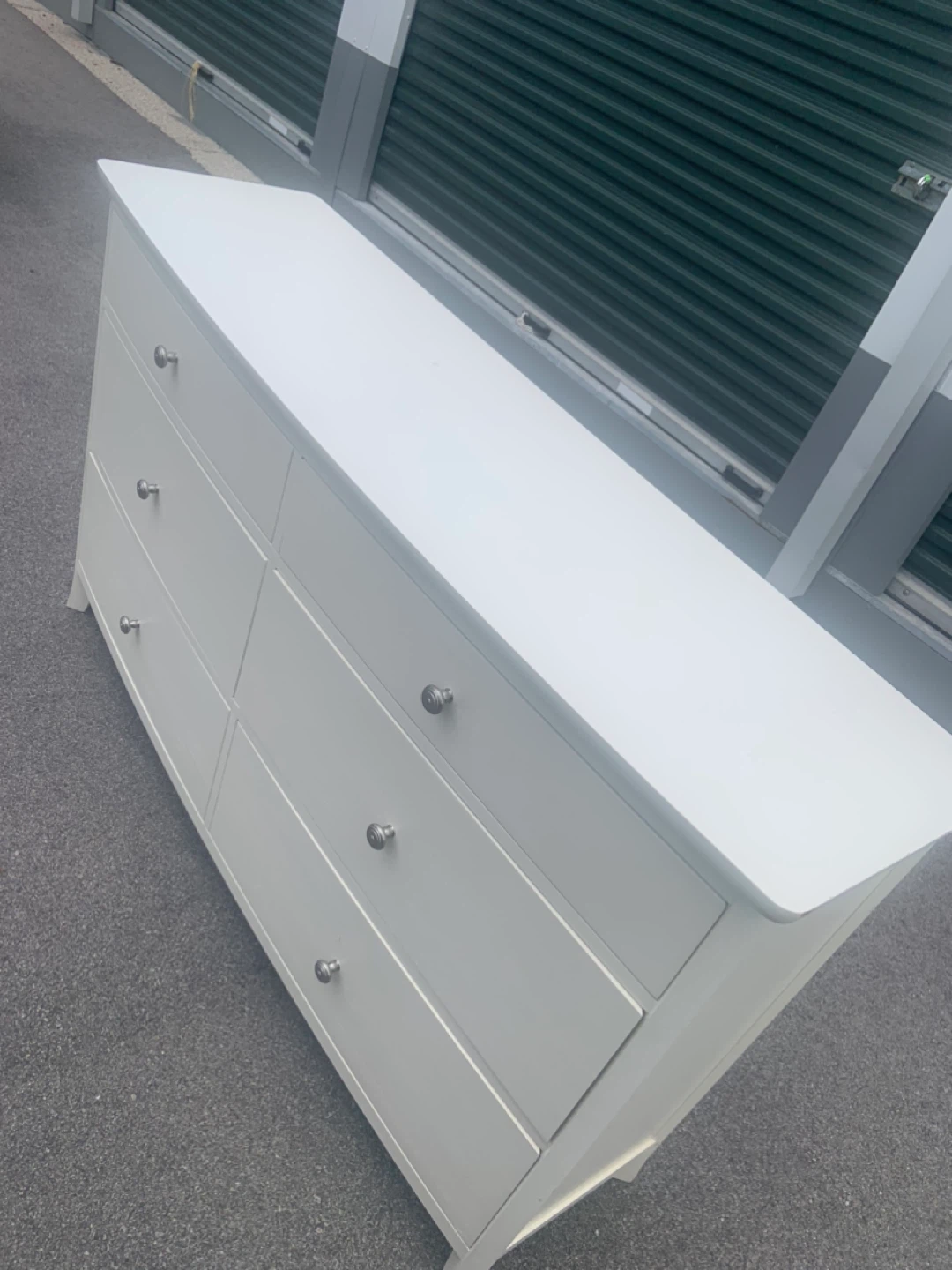 White 6-Drawer Dresser - photo 2