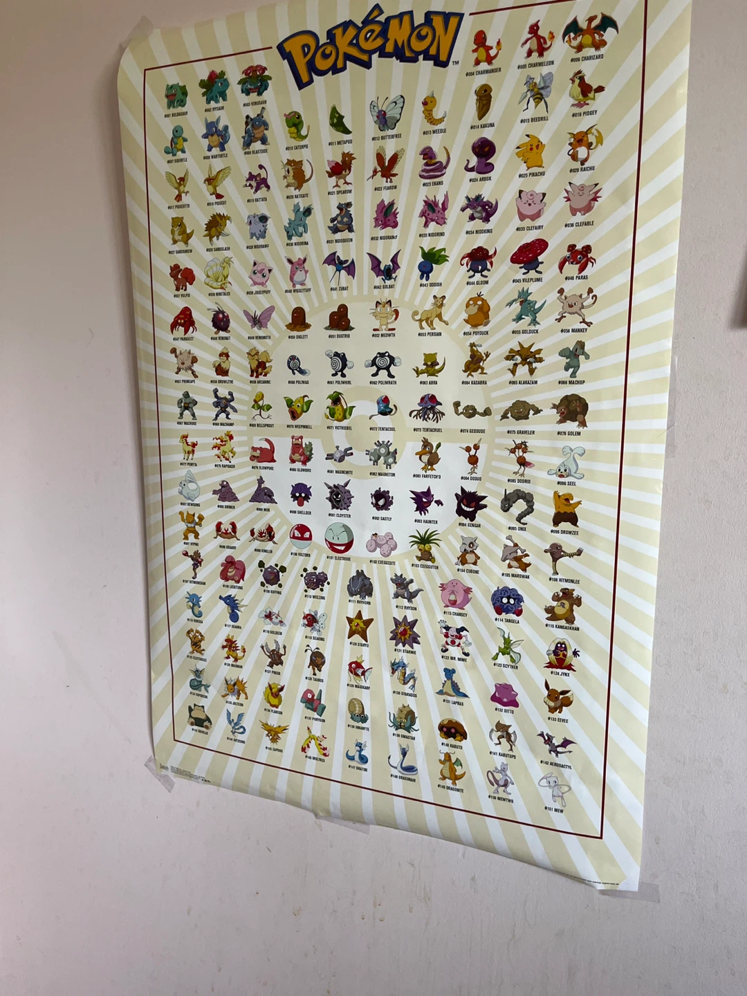 Pokémon Gen 1 Poster