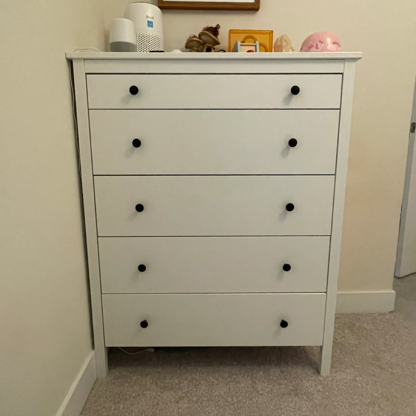 Koppang-White 5-Drawer Dresser( Can deliver)