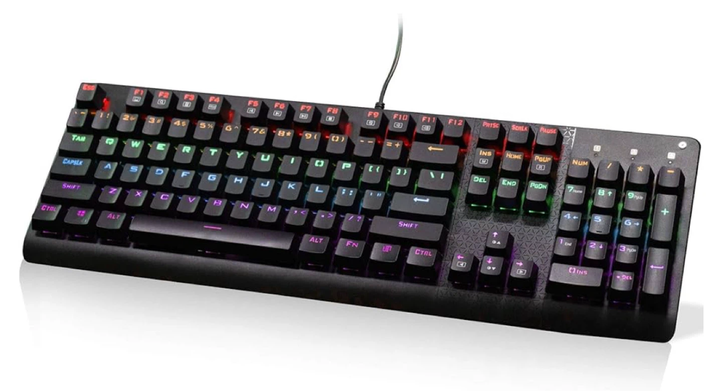 E-YOOSO K600 Mechanical Keyboard Blue Switches 104 Keys LED - photo 2