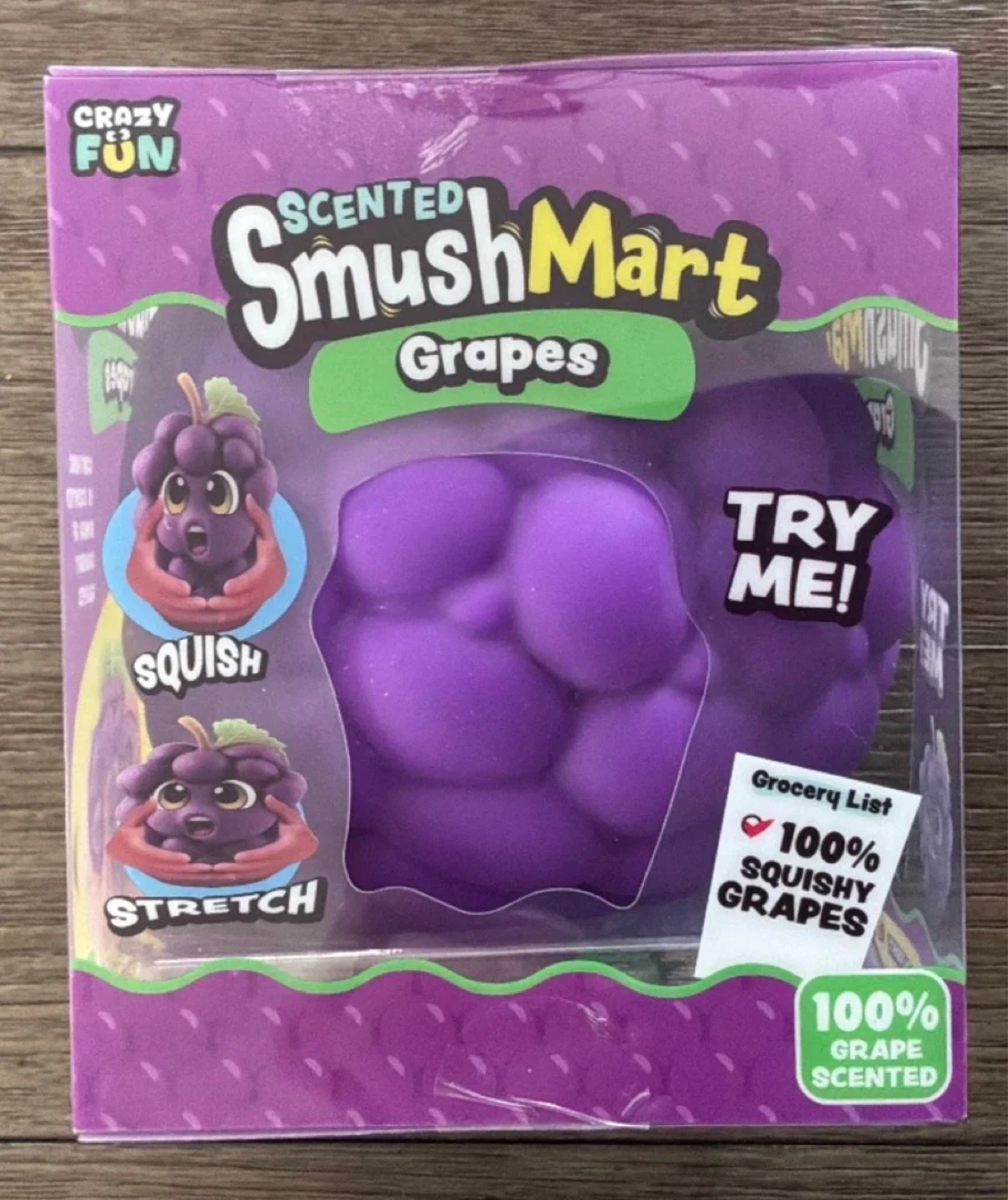 Crazy Fun SmushMart Scented Grapes Squishy Toy